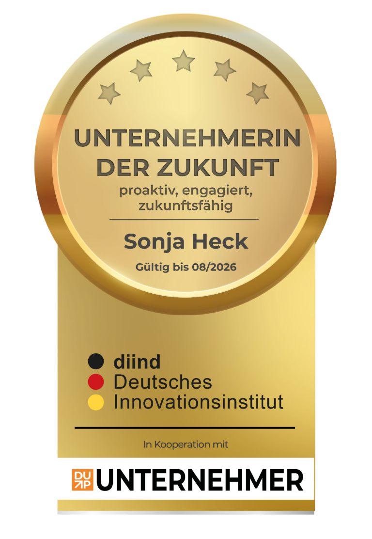 Auszeichnung zur Unternehmerin der Zukunft